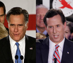 Mitt Romney y Rick Santorum sobre Inmigración